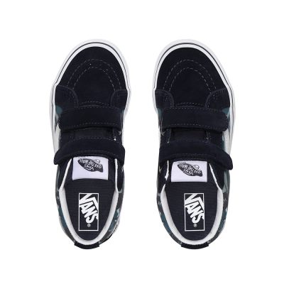 Vans Animal Camo Sk8-Mid Reissue V - Çocuk Bilekli Ayakkabı (Beyaz)